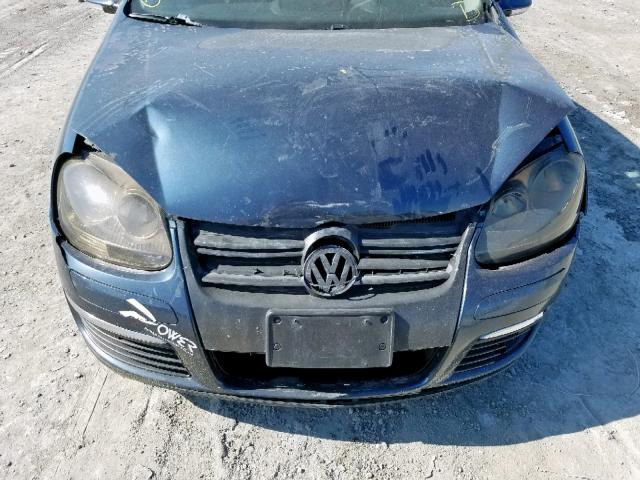 3VWRF31K17M107456 - 2007 VOLKSWAGEN JETTA 2.5L GRAY photo 9