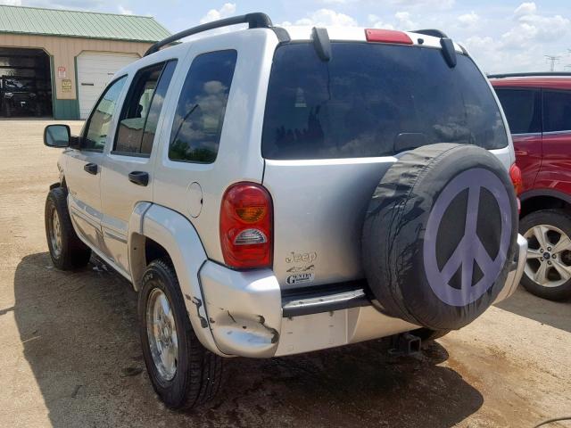 1J4GL58K14W276709 - 2004 JEEP LIBERTY LI SILVER photo 3