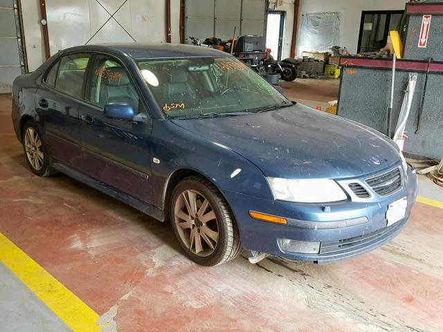 YS3FD49Y271140367 - 2007 SAAB 9-3 2.0T BLUE photo 1