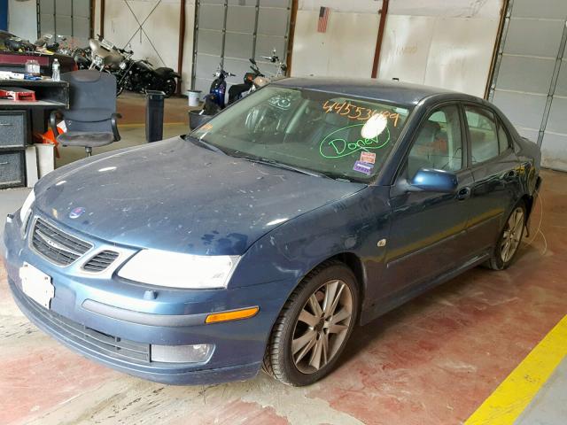 YS3FD49Y271140367 - 2007 SAAB 9-3 2.0T BLUE photo 2