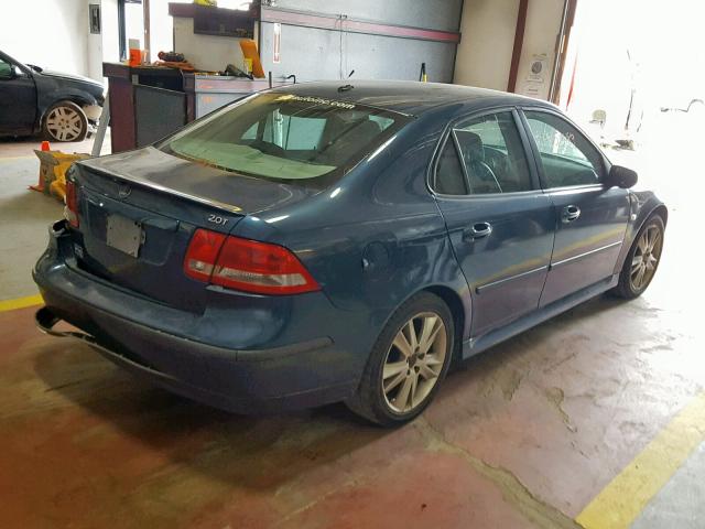 YS3FD49Y271140367 - 2007 SAAB 9-3 2.0T BLUE photo 4