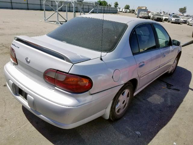 1G1NE52J416273704 - 2001 CHEVROLET MALIBU LS GRAY photo 4