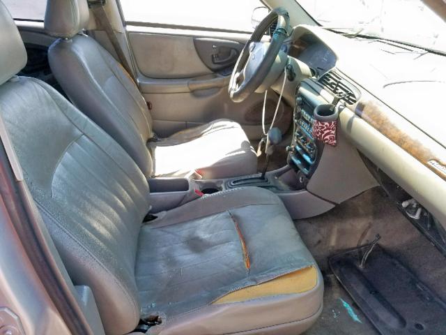 1G1NE52J416273704 - 2001 CHEVROLET MALIBU LS GRAY photo 5