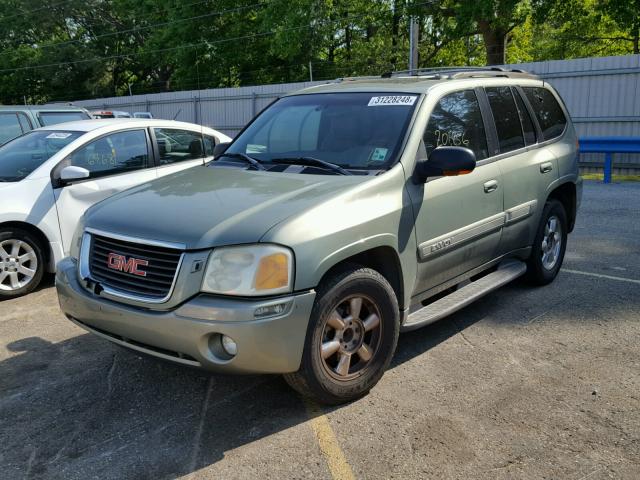 1GKDS13S832197897 - 2003 GMC ENVOY GREEN photo 2