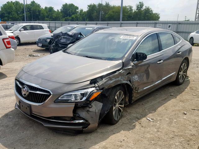 1G4ZP5SS5JU143109 - 2018 BUICK LACROSSE E GRAY photo 2