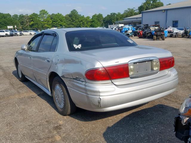 1G4HP54K814280263 - 2001 BUICK LESABRE CU SILVER photo 3