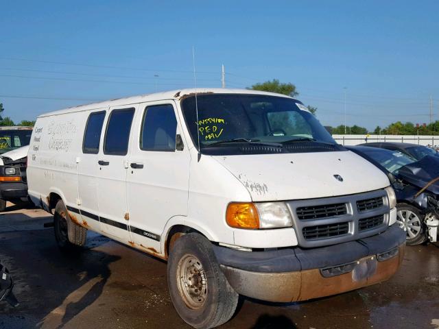 2B7LB31Z4YK107827 - 2000 DODGE RAM VAN B3 WHITE photo 1