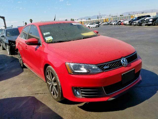 3VW4A7AJ5DM217140 - 2013 VOLKSWAGEN JETTA GLI RED photo 1