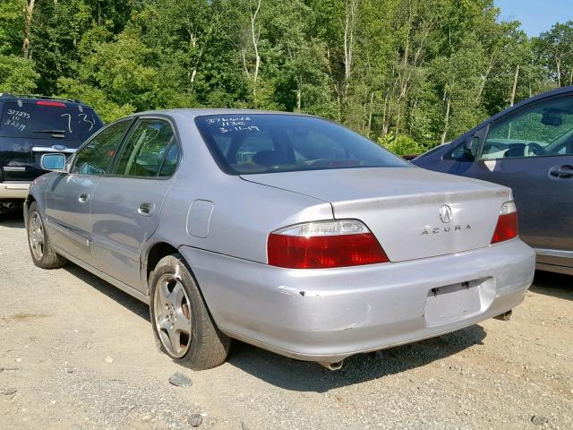 19UUA56702A034521 - 2002 ACURA 3.2TL SILVER photo 3