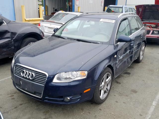 WAUKF98E66A126892 - 2006 AUDI A4 2.0T AV BLUE photo 2