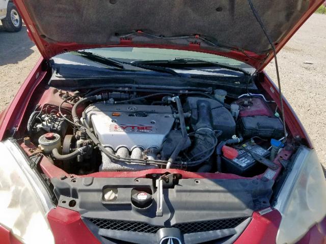 JH4DC53042C037330 - 2002 ACURA RSX TYPE-S RED photo 7