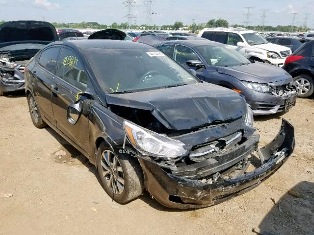 KMHCT4AE0HU336253 - 2017 HYUNDAI ACCENT SE BLACK photo 1