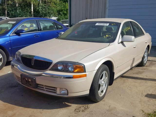 1LNHM87A7YY785162 - 2000 LINCOLN LS TAN photo 2