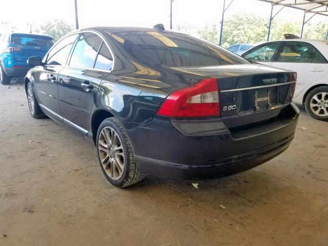 YV1AS982381048178 - 2008 VOLVO S80 3.2 BLACK photo 3