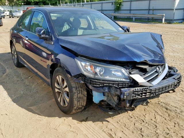 1HGCR2F39FA276360 - 2015 HONDA ACCORD LX BLUE photo 1