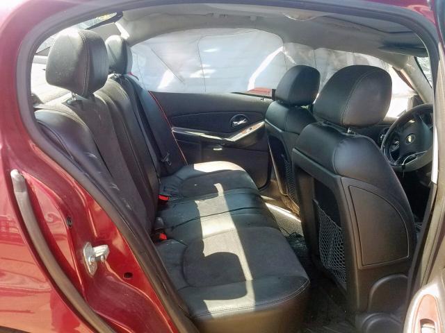 1G1ZU53836F159085 - 2006 CHEVROLET MALIBU LTZ ბურგუნდია ფოტო 6