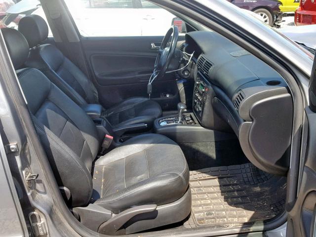 WVWPD63B63P449794 - 2003 VOLKSWAGEN PASSAT GLS GRAY photo 5