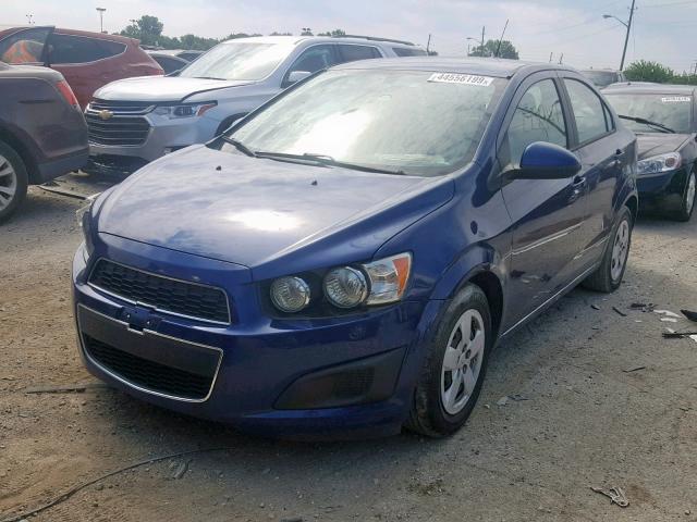 1G1JA5SH5E4222947 - 2014 CHEVROLET SONIC LS 蓝色 照片 2