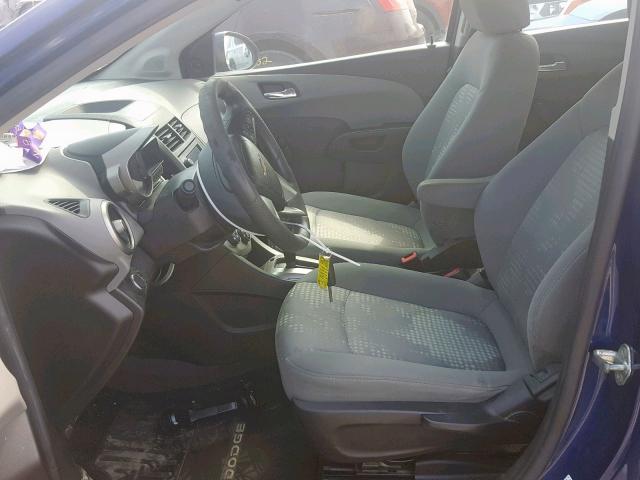 1G1JA5SH5E4222947 - 2014 CHEVROLET SONIC LS 蓝色 照片 5