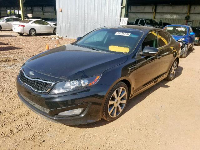 5XXGR4A61DG243920 - 2013 KIA OPTIMA SX BLACK photo 2