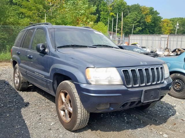 1J4GW58J32C297154 - 2002 JEEP GRAND CHER GRAY photo 1