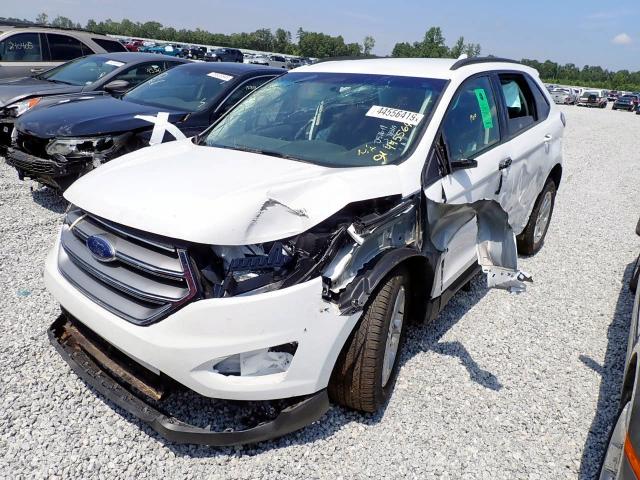 2FMPK3G96HBC01549 - 2017 FORD EDGE SE WHITE photo 2