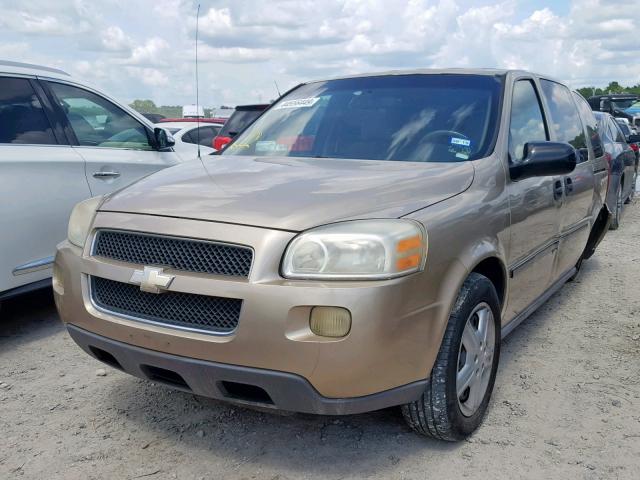 1GNDV03L85D227985 - 2005 CHEVROLET UPLANDER TAN photo 2