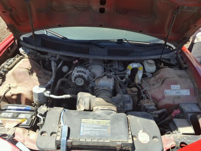 2G2FS22K912114551 - 2001 PONTIAC FIREBIRD RED photo 7