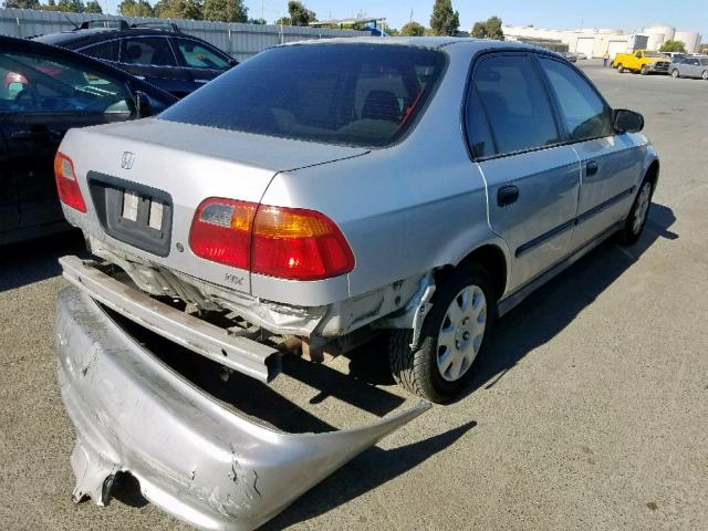 2HGEJ6621XH502246 - 1999 HONDA CIVIC DX SILVER photo 4