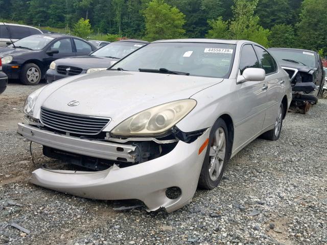 JTHBA30G055134634 - 2005 LEXUS ES 330 SILVER photo 2