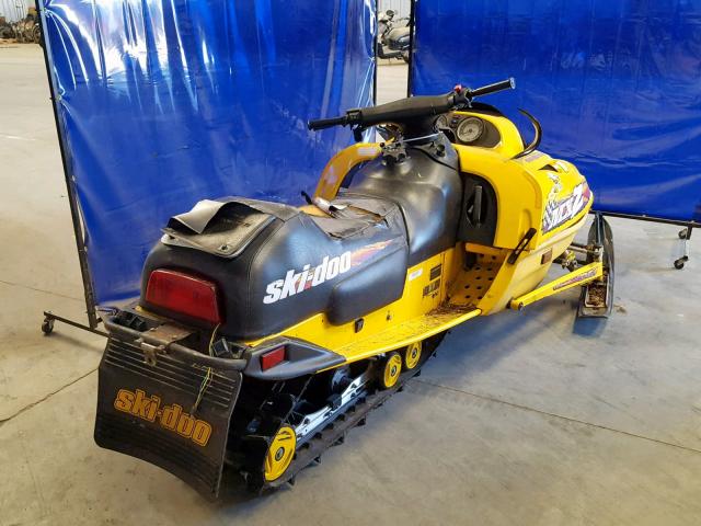 127300464 - 1998 SKI SNOWMOBILE YELLOW photo 4