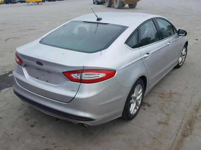 3FA6P0H78DR286697 - 2013 FORD FUSION SE SILVER photo 4