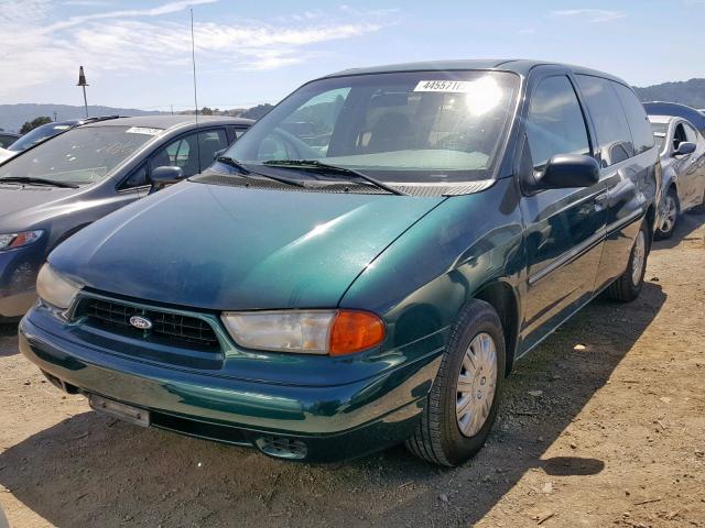 2FMDA51U9WBB99789 - 1998 FORD WINDSTAR W GREEN photo 2