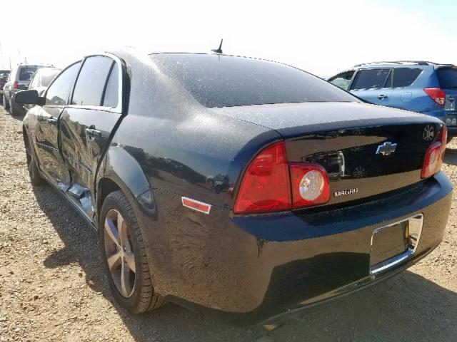 1G1ZB5EB1A4127299 - 2010 CHEVROLET MALIBU LS BLACK photo 3