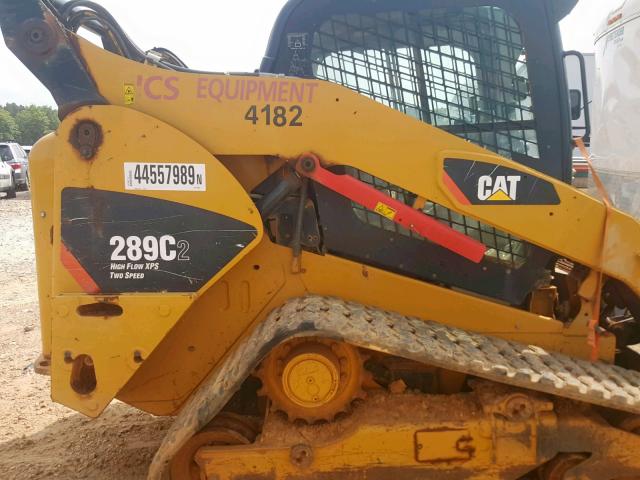 CAT0289CCRTD00936 - 2011 CATERPILLAR SKIDSTEER YELLOW photo 6