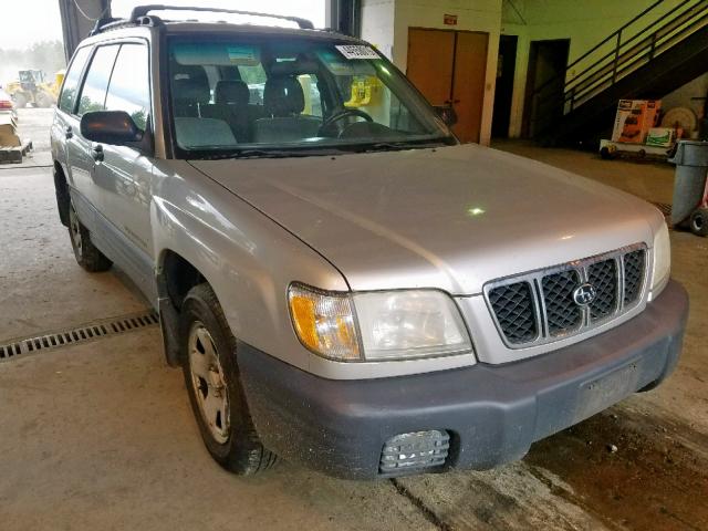 JF1SF63551H730884 - 2001 SUBARU FORESTER L SILVER photo 1