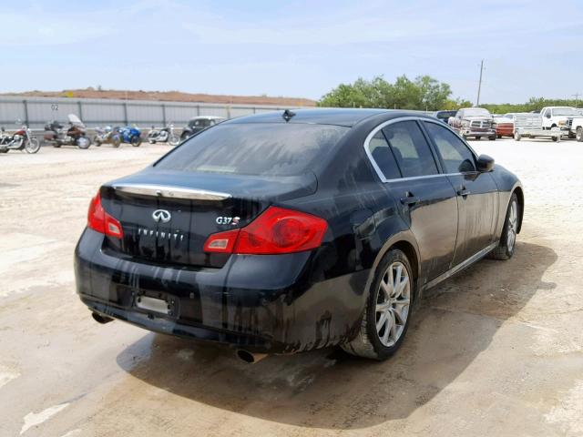 JN1CV6AP2BM509339 - 2011 INFINITI G37 BASE BLACK photo 4