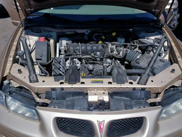 1G2WP52K13F113303 - 2003 PONTIAC GRAND PRIX GOLD photo 7