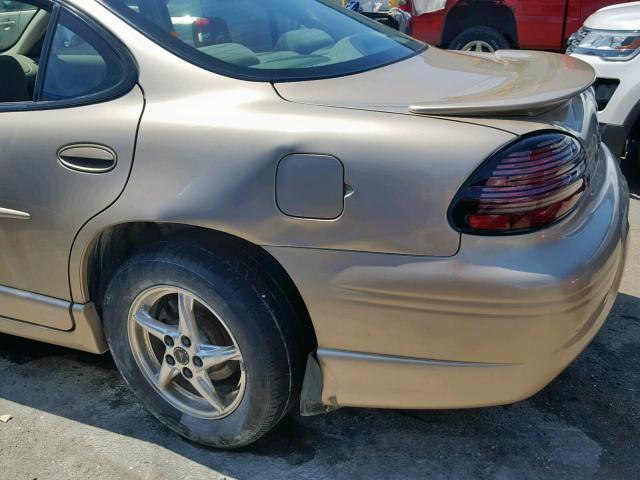 1G2WP52K13F113303 - 2003 PONTIAC GRAND PRIX GOLD photo 9