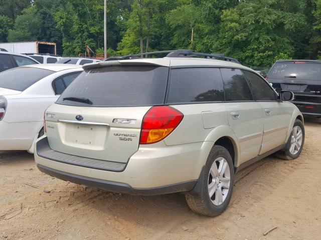 4S4BP85CX54347739 - 2005 SUBARU LEGACY OUT GREEN photo 4