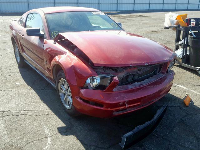 1ZVFT80N475211627 - 2007 FORD MUSTANG RED photo 1