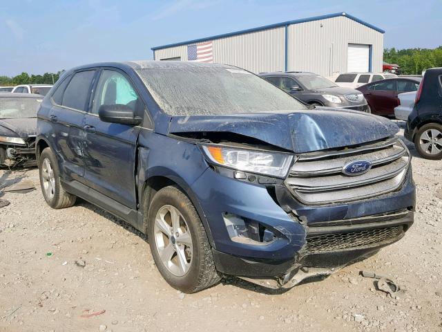 2FMPK3G9XJBB35934 - 2018 FORD EDGE SE BLUE photo 1