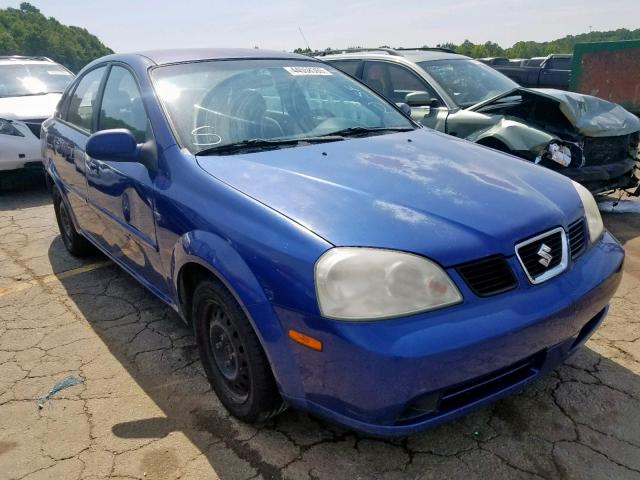 KL5JD56Z85K165291 - 2005 SUZUKI FORENZA S BLUE photo 1