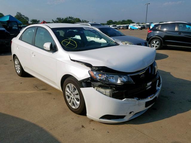 KNAFU4A22D5645938 - 2013 KIA FORTE EX WHITE photo 1