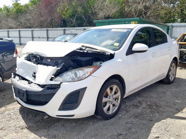 JM1BL1VF9B1492642 - 2011 MAZDA 3 I WHITE photo 2