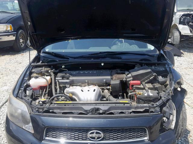 JTKDE177070217126 - 2007 TOYOTA SCION TC შავი ფოტო 7