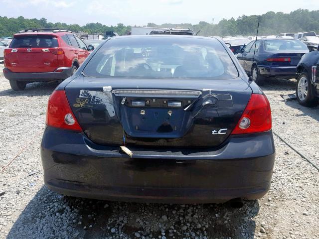 JTKDE177070217126 - 2007 TOYOTA SCION TC შავი ფოტო 9