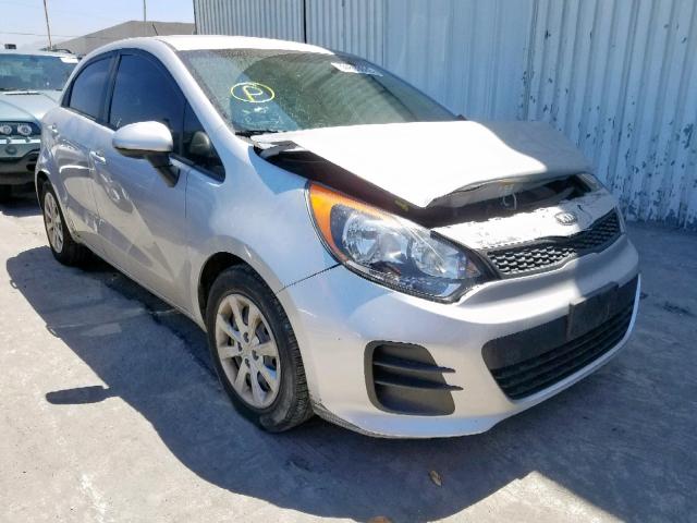 KNADM5A32G6698983 - 2016 KIA RIO LX SILVER photo 1