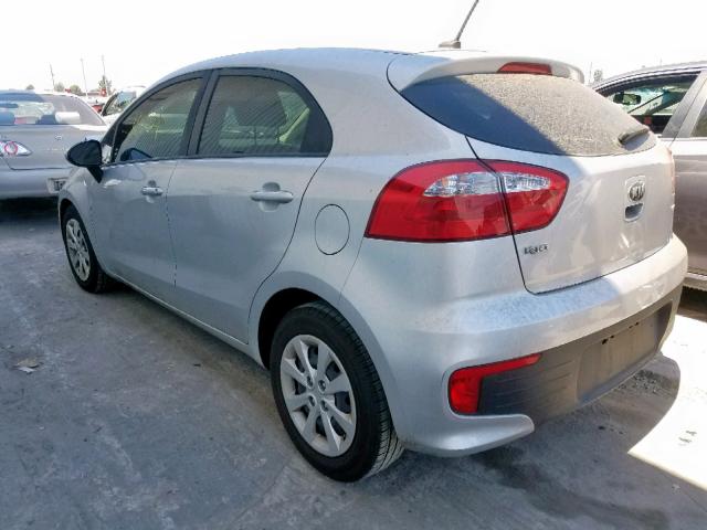 KNADM5A32G6698983 - 2016 KIA RIO LX SILVER photo 3