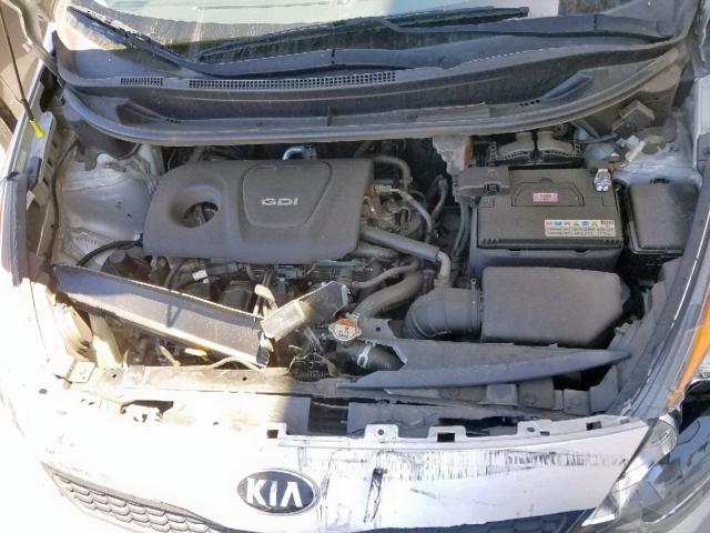 KNADM5A32G6698983 - 2016 KIA RIO LX SILVER photo 7